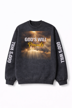 God's Will Prevails Crewneck